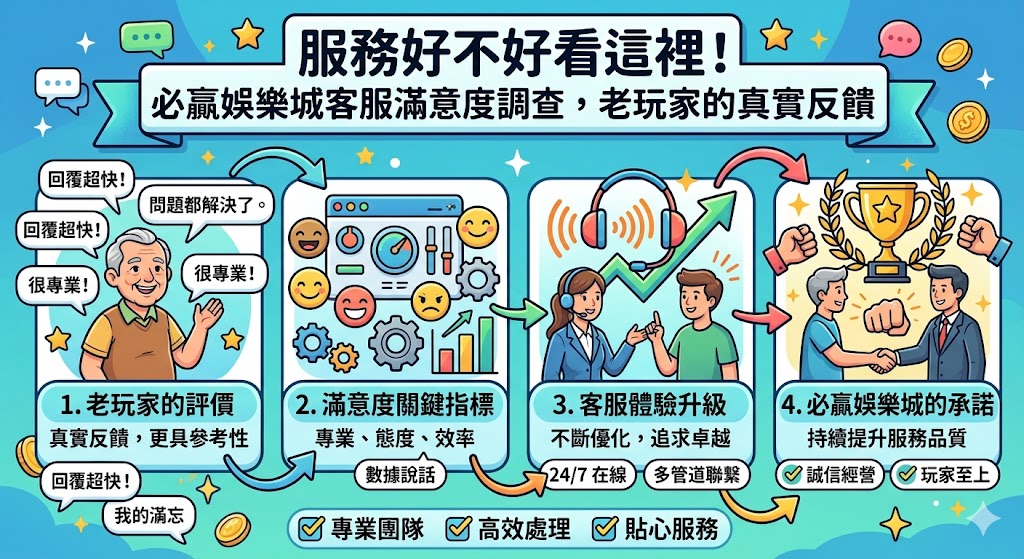 服務好不好看這裡！必贏娛樂城客服滿意度調查，老玩家的真實反饋