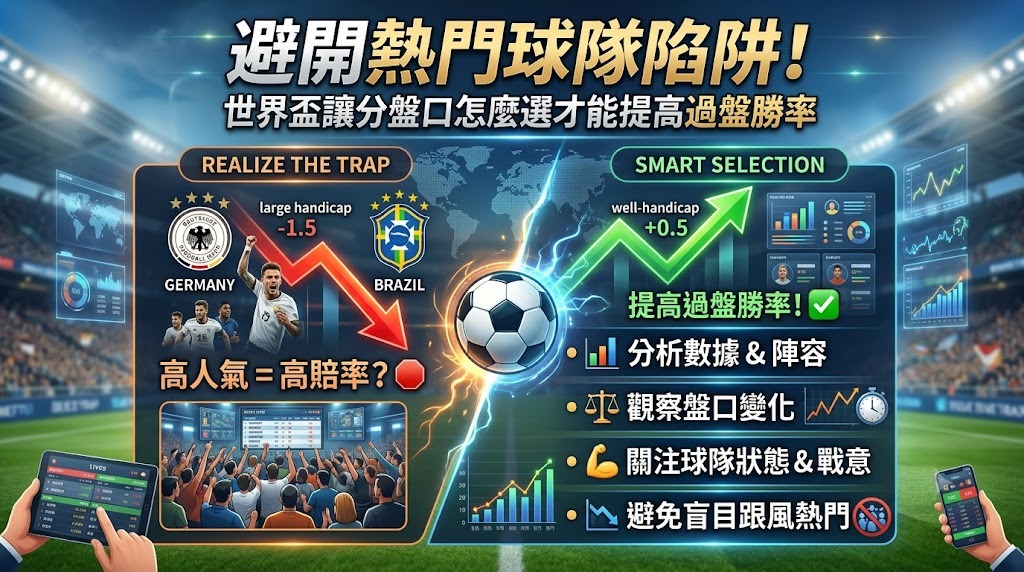 世界盃讓分盤口怎麼選才能提高過盤勝率