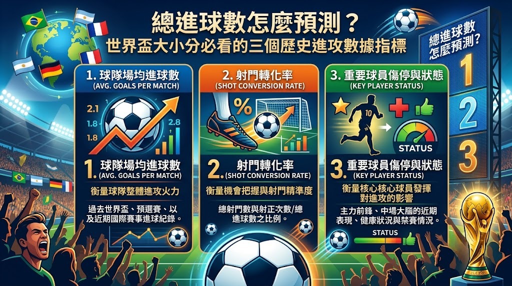世界盃大小分必看的三個歷史進攻數據指標